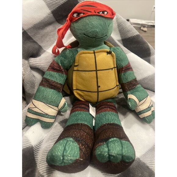 Teenage Mutant Ninja‎ Turtle 16" Plush Raphael Toy Nickelodeon STUFFED ANIMAL - Picture 1 of 4